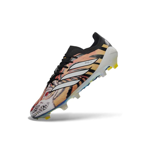 Adidas Predator 26 Elite Black White and Orange FG