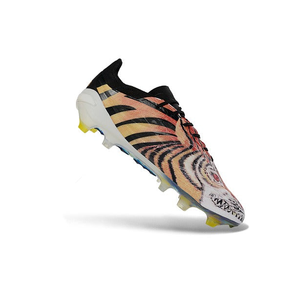 Adidas Predator 26 Elite Black White and Orange FG