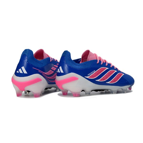 Adidas Predator 26 Elite Blue, Pink and White FG