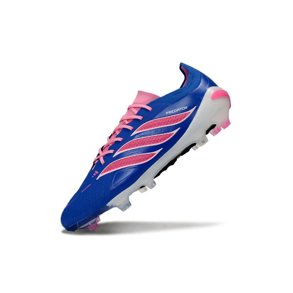 Adidas Predator 26 Elite Blue, Pink and White FG