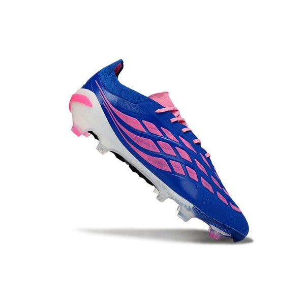 Adidas Predator 26 Elite Blue, Pink and White FG
