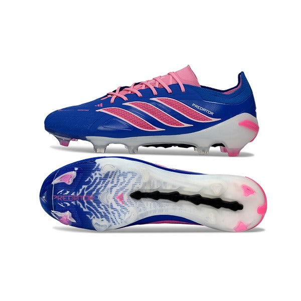 Adidas Predator 26 Elite Blue, Pink and White FG