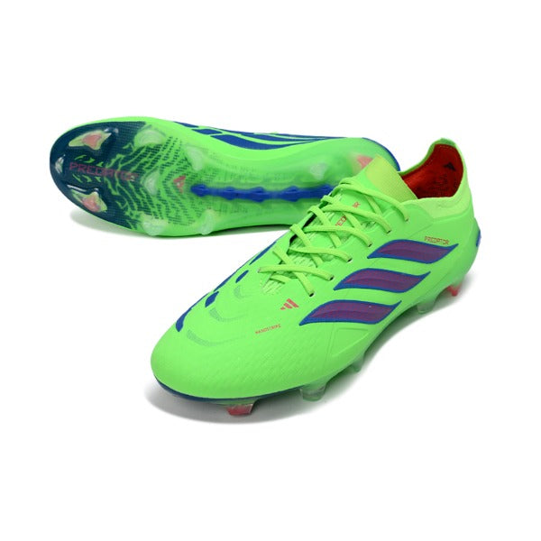 Adidas Predator 26 Elite Fluorescent Green and Blue FG