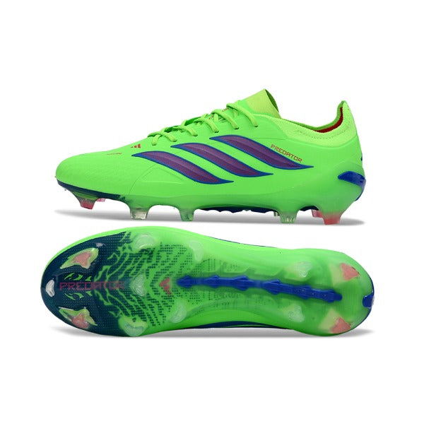 Adidas Predator 26 Elite Fluorescent Green and Blue FG