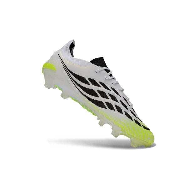 Adidas Predator 26 Elite Fluorescent Green, Black and White Firm Ground FG Football Boot
