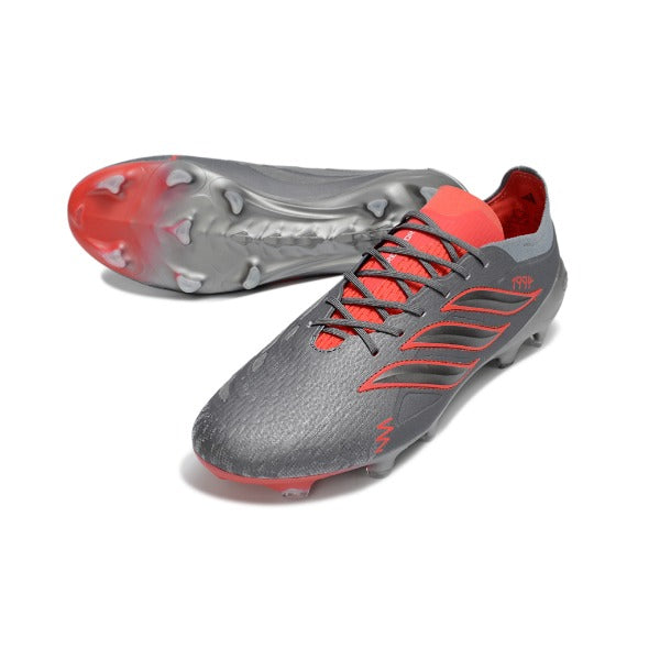 Adidas Predator 26 Elite Gray and Orange Firm Ground FG Football Boot
