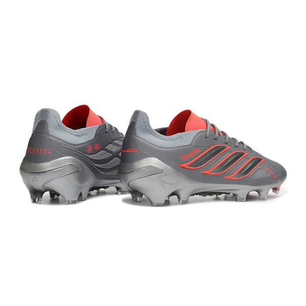 Adidas Predator 26 Elite Gray and Orange Firm Ground FG Football Boot