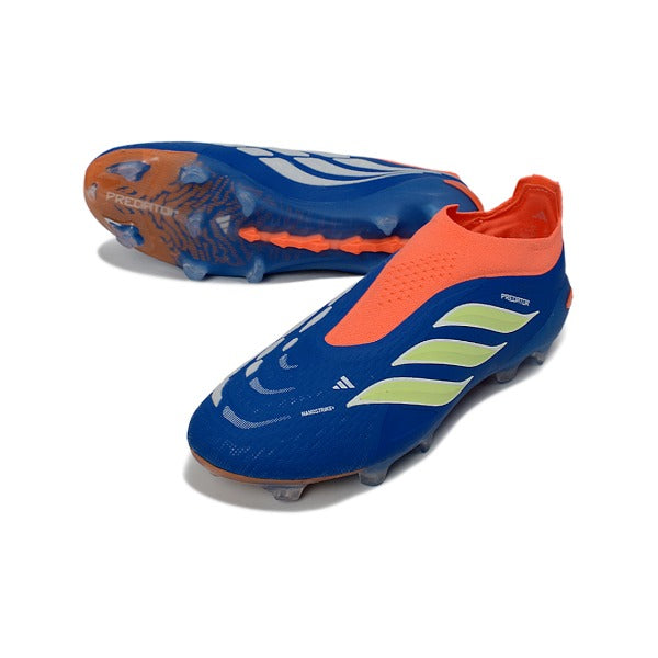 Adidas Predator 26 Elite Laceless Blue and Orange FG