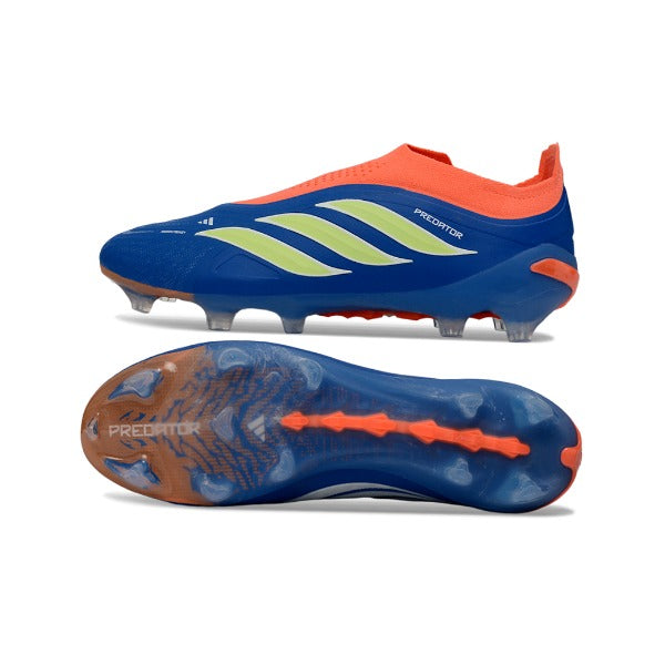 Adidas Predator 26 Elite Laceless Blue and Orange FG
