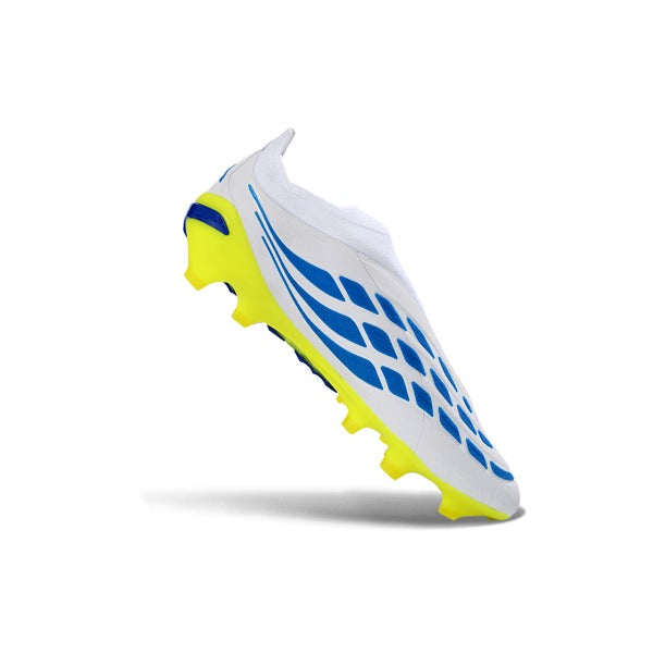 Adidas Predator 26 Elite Laceless White and Yellow FG