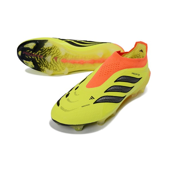 Adidas Predator 26 Elite Laceless Yellow and Orange FG