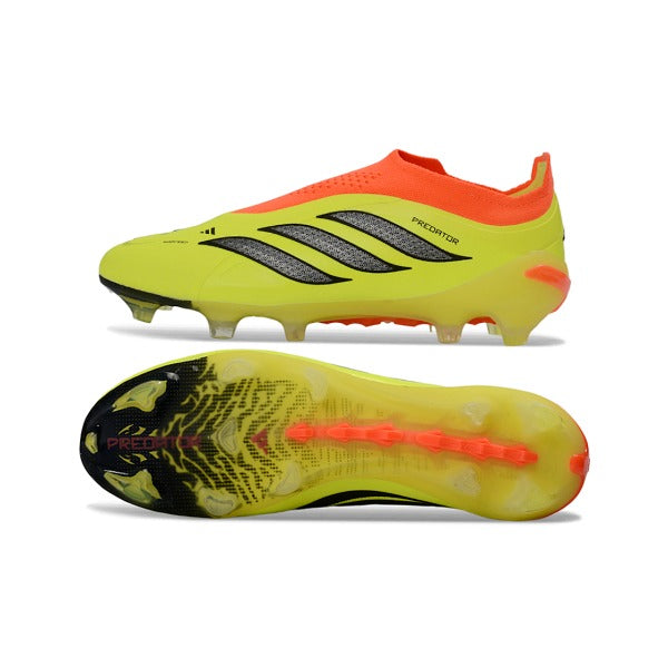 Adidas Predator 26 Elite Laceless Yellow and Orange FG