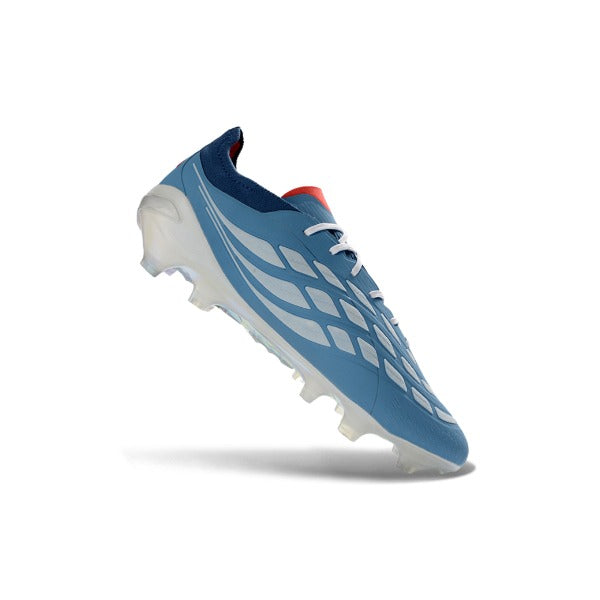 Adidas Predator 26 Elite Light Blue and White Firm Ground FG Football Boot