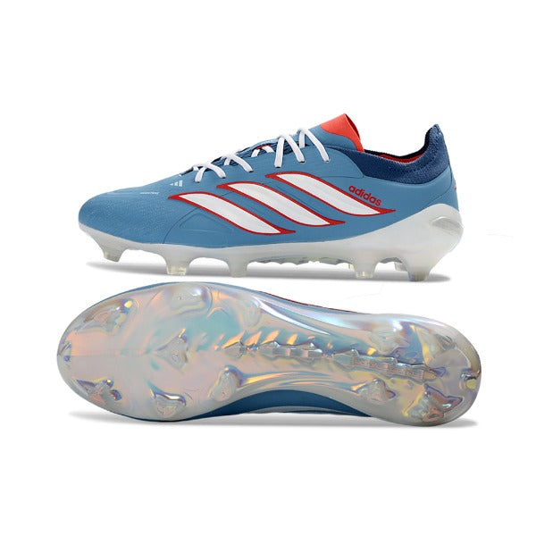 Adidas Predator 26 Elite Light Blue and White Firm Ground FG Football Boot