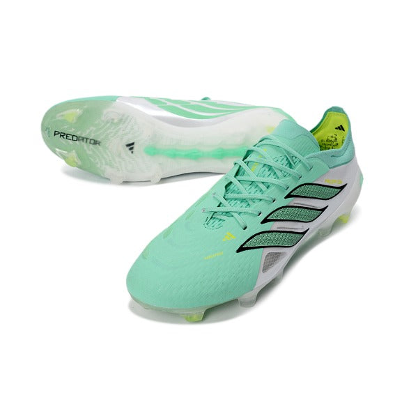 Adidas Predator 26 Elite Light Green and White FG