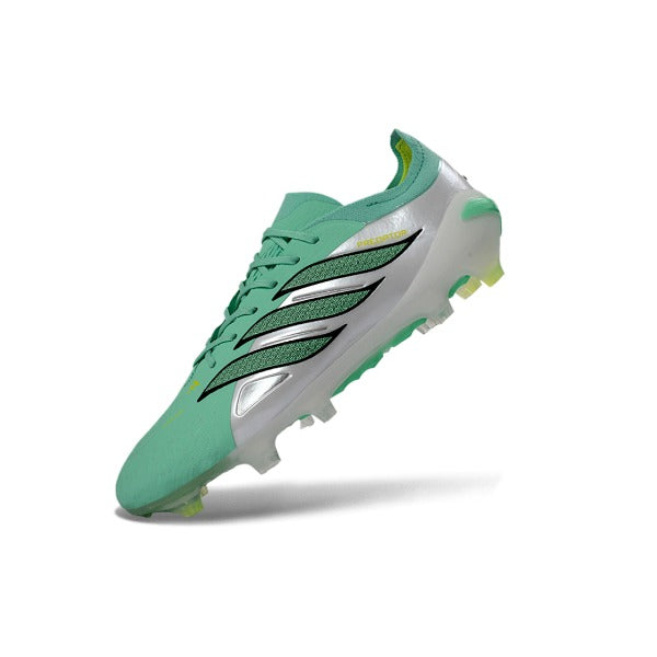 Adidas Predator 26 Elite Light Green and White FG