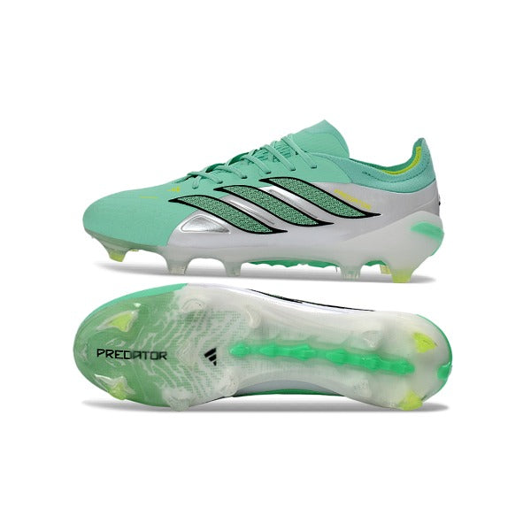 Adidas Predator 26 Elite Light Green and White FG