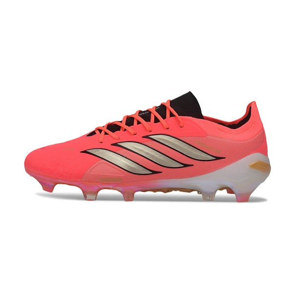 Adidas Predator 26 Elite Pink and Black Firm Ground FG Football Boot