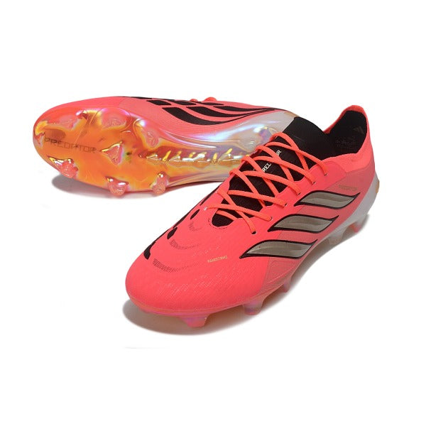 Adidas Predator 26 Elite Pink and Black Firm Ground FG Football Boot