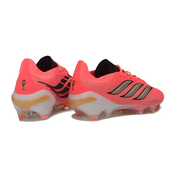 Adidas Predator 26 Elite Pink and Black Firm Ground FG Football Boot