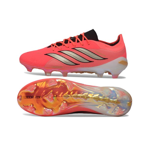 Adidas Predator 26 Elite Pink and Black Firm Ground FG Football Boot