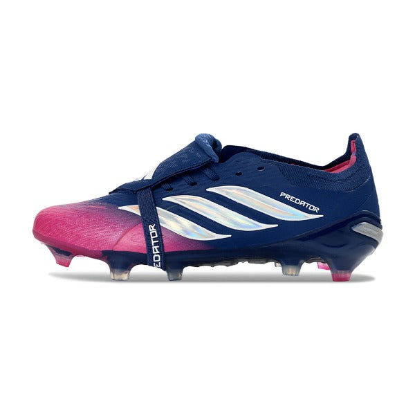Adidas Predator 26 Elite Tongue Pink and Purple Kids Firm Ground FG Football Boot