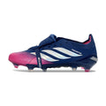 Adidas Predator 26 Elite Tongue Pink and Purple Kids Firm Ground FG Football Boot