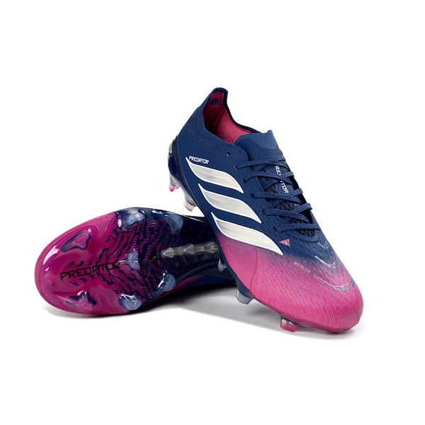 Adidas Predator 26 Elite Pink and Purple Kids Firm Ground FG Football Boot