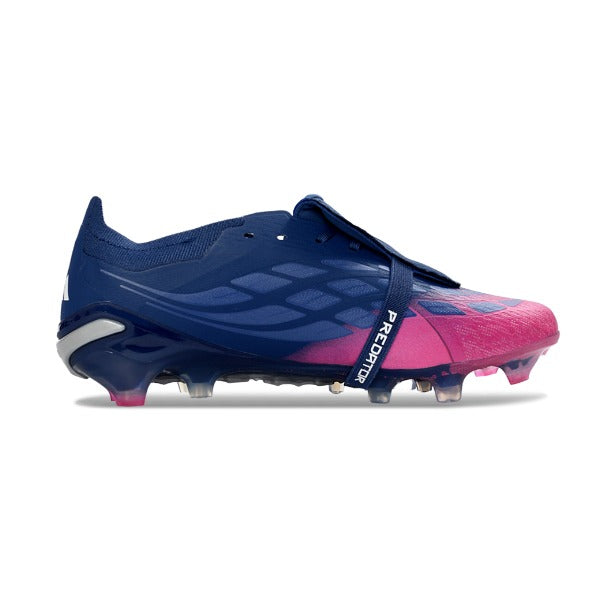 Adidas Predator 26 Elite Tongue Pink and Purple Kids Firm Ground FG Football Boot