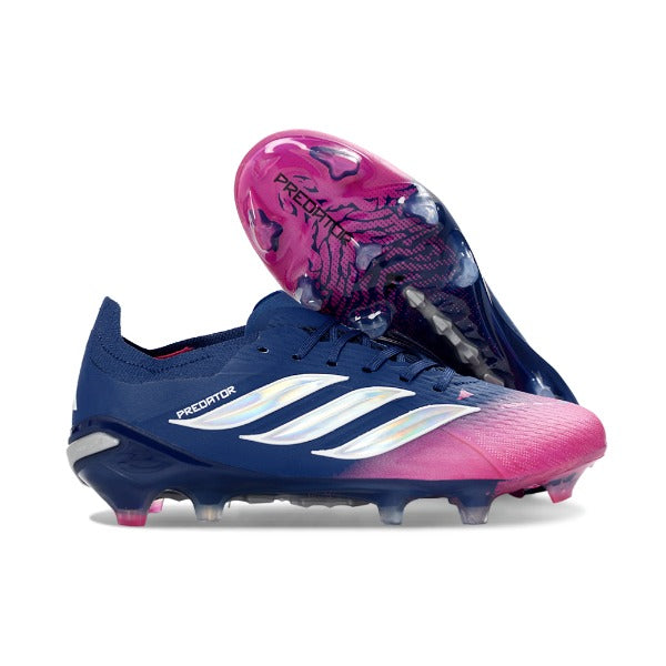 Adidas Predator 26 Elite Pink and Purple Kids Firm Ground FG Football Boot