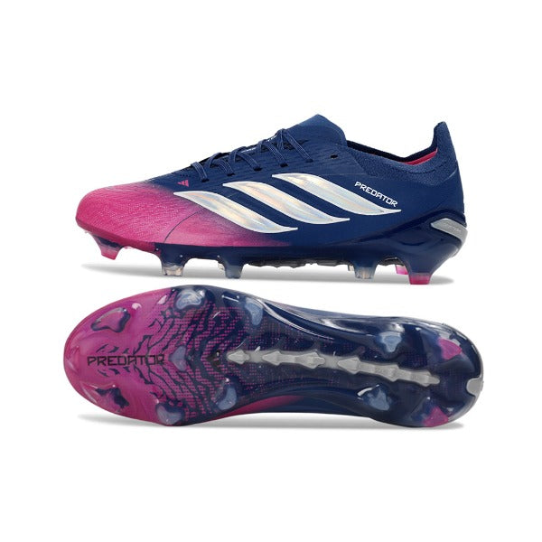 Adidas Predator 26 Elite Pink and Purple Kids Firm Ground FG Football Boot
