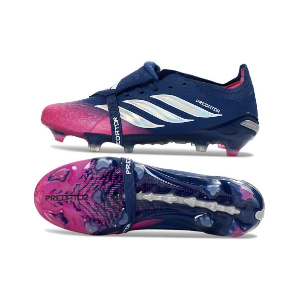 Adidas Predator 26 Elite Tongue Pink and Purple Kids Firm Ground FG Football Boot