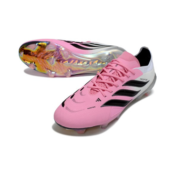 Adidas Predator 26 Elite Pink and White FG