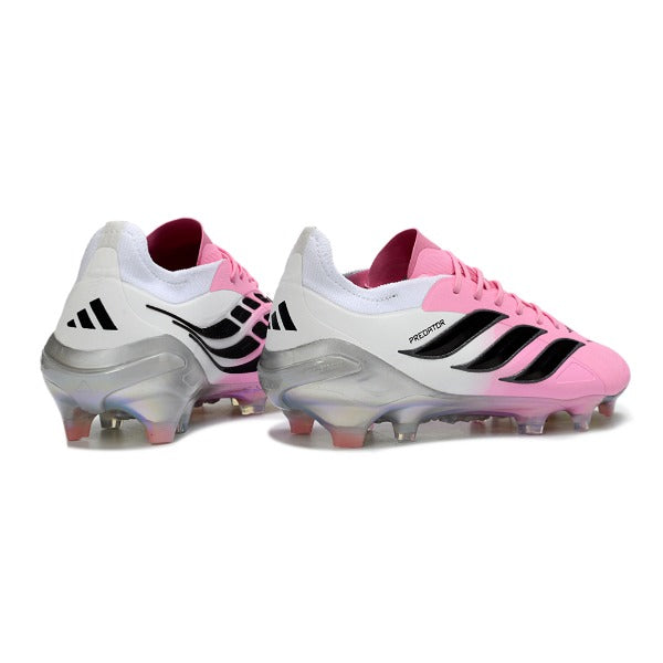 Adidas Predator 26 Elite Pink and White FG