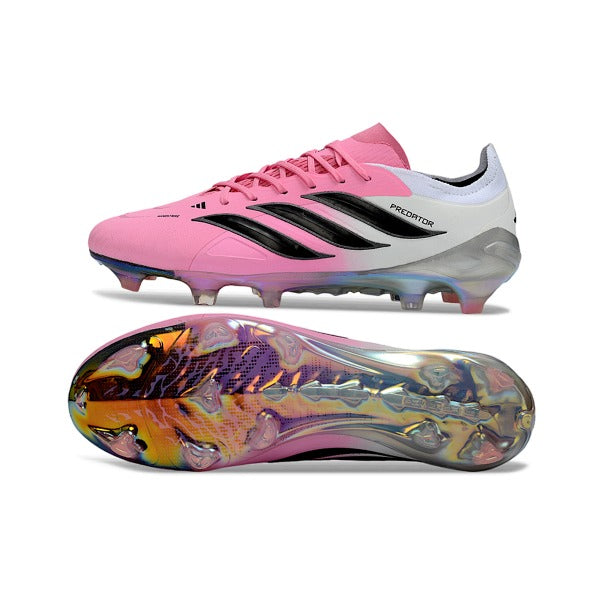 Adidas Predator 26 Elite Pink and White FG