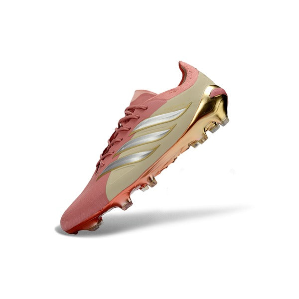 Adidas Predator 26 Elite Pink, Golden and Beige FG