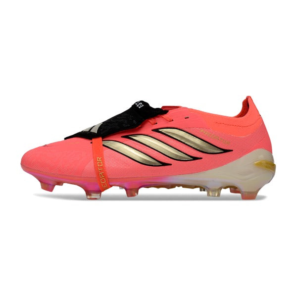 Adidas Predator 26 Elite Tongue Salmon Pink Kids Firm Ground FG Football Boot