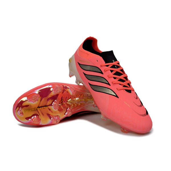 Adidas Predator 26 Elite Salmon Pink Kids Firm Ground FG Football Boot
