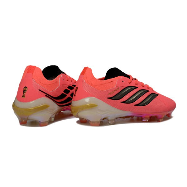 Adidas Predator 26 Elite Salmon Pink Kids Firm Ground FG Football Boot