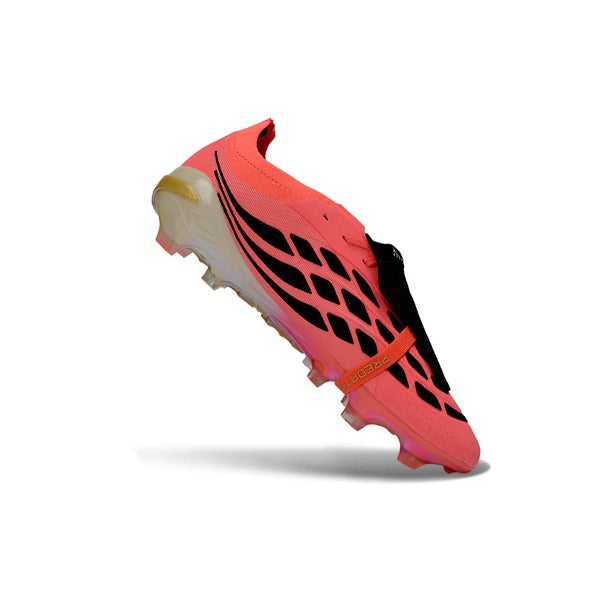 Adidas Predator 26 Elite Tongue Salmon Pink Kids Firm Ground FG Football Boot