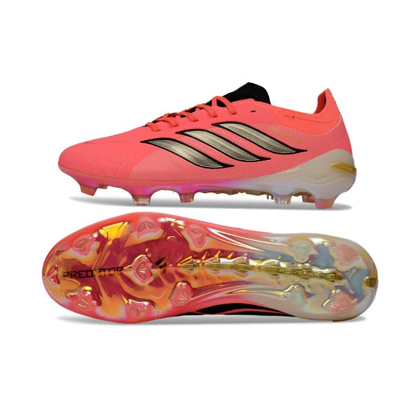 Adidas Predator 26 Elite Salmon Pink Kids Firm Ground FG Football Boot