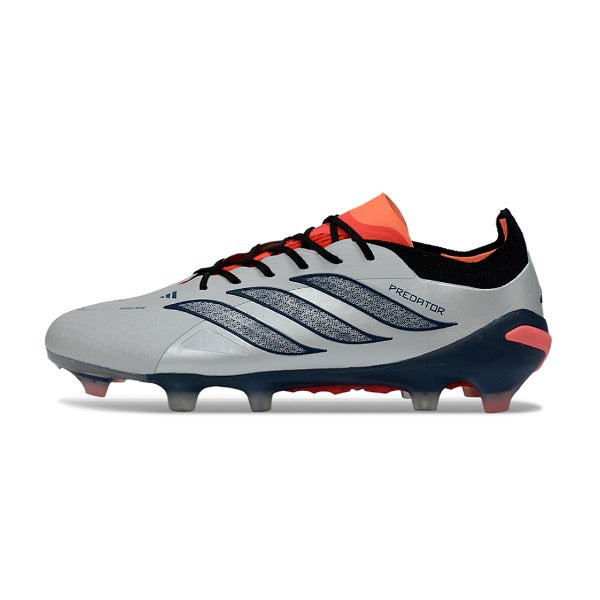 Adidas Predator 26 Elite Silver and Orange FG