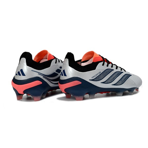 Adidas Predator 26 Elite Silver and Orange FG