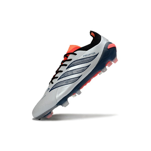 Adidas Predator 26 Elite Silver and Orange FG