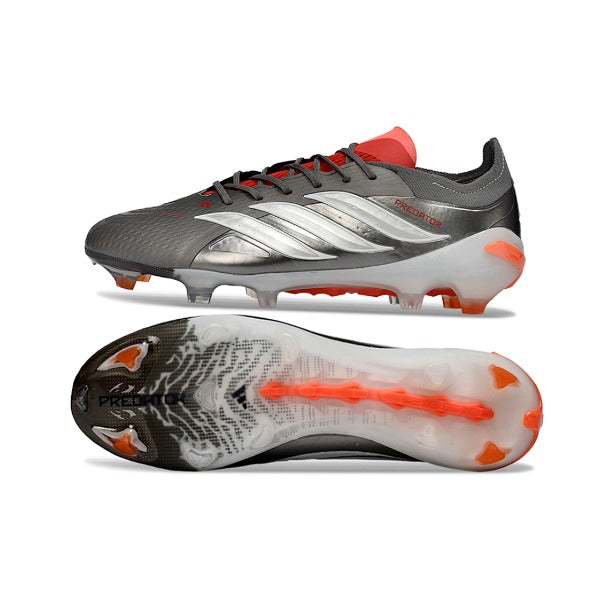 Adidas Predator 26 Elite Gray, Orange and White FG
