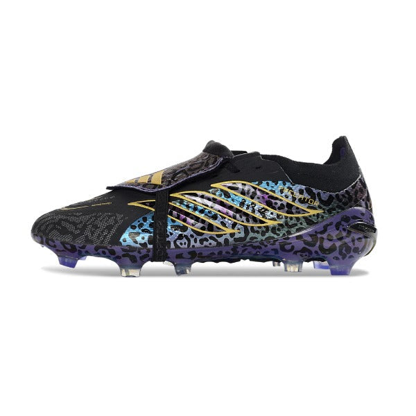 Adidas Predator 26 Elite Tongue Beige, Black and White Firm Ground FG Football Boot