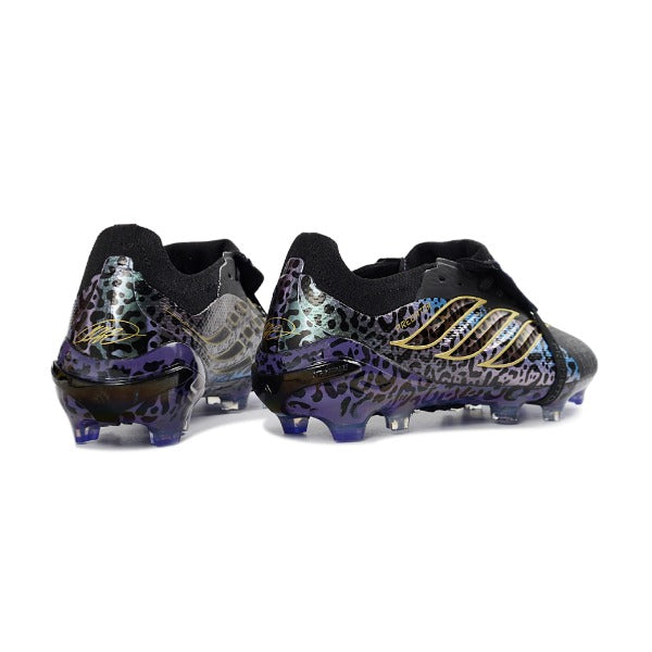 Adidas Predator 26 Elite Tongue Beige, Black and White Firm Ground FG Football Boot