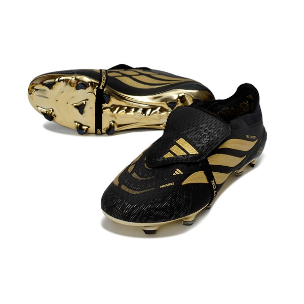 Adidas Predator 26 Elite Tongue Black and Golden FG