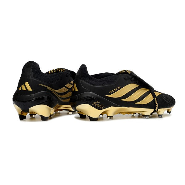 Adidas Predator 26 Elite Tongue Black and Golden FG