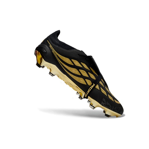 Adidas Predator 26 Elite Tongue Black and Golden FG